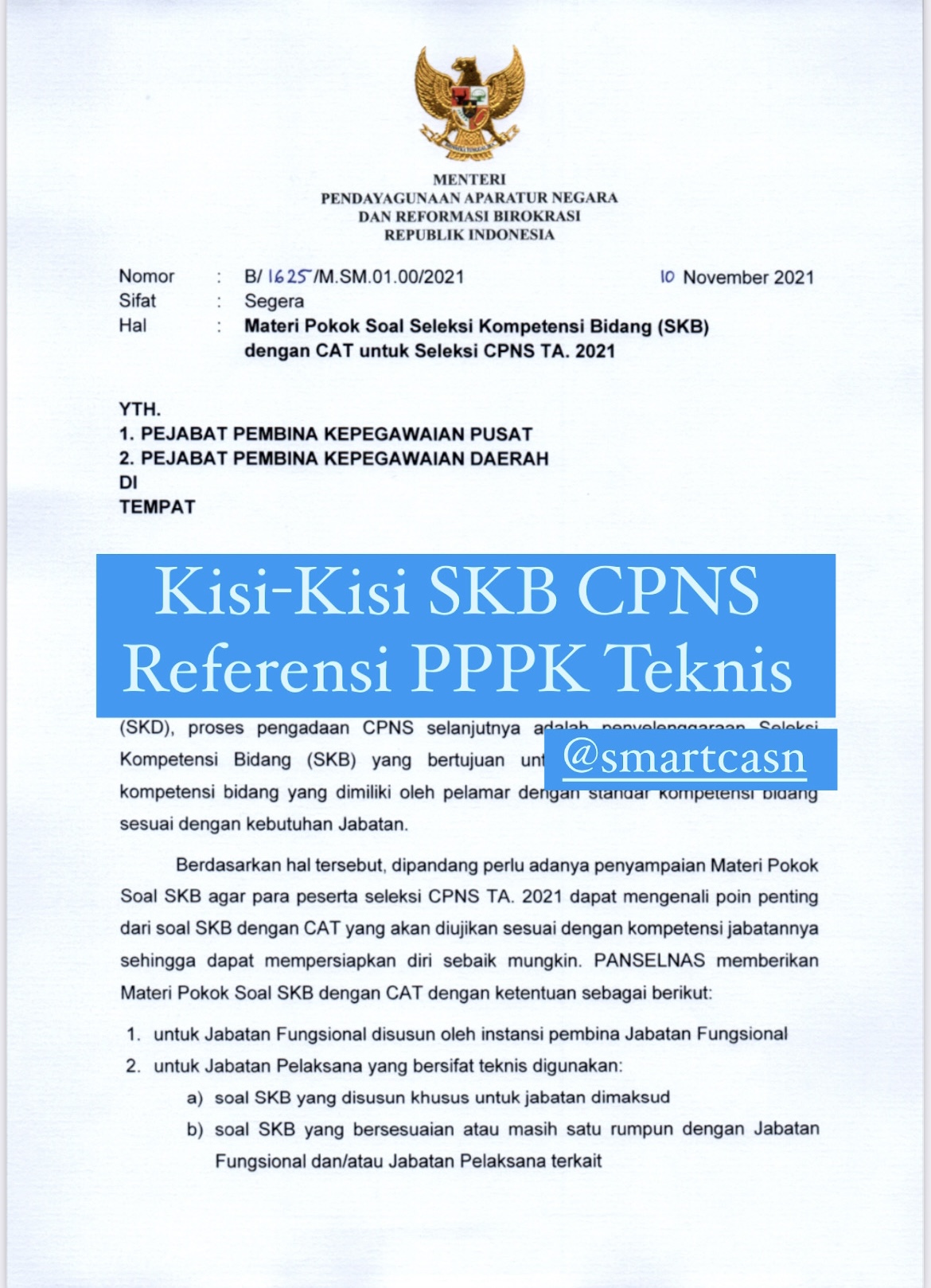 Kisi-Kisi SKB CPNS & Kompetensi Teknis PPPK