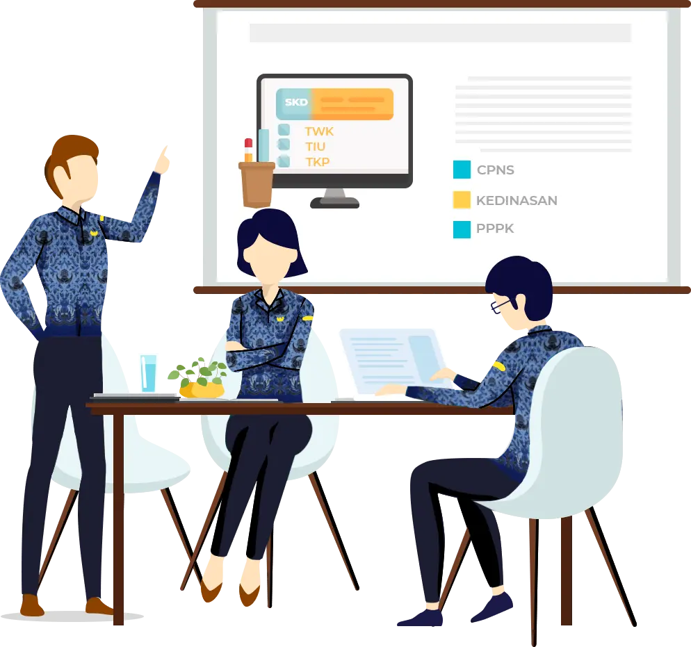 Ilustrasi try out CPNS online SMARTCASN
